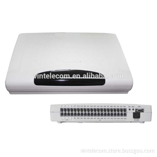 PABX telephone switching system with 32 extensions